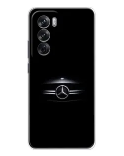 Чехол для OPPO Reno 12 с картинкой «Mercedes — абстрактные линии» Чехол для OPPO Reno 12 с картинкой «Mercedes — абстрактные линии»