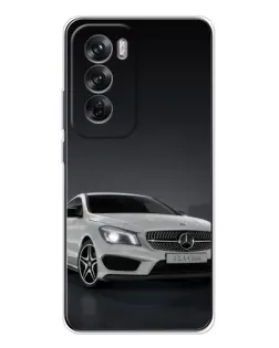 Чехол для OPPO Reno 12 с картинкой «Mercedes AMG GT Silver» Чехол для OPPO Reno 12 с картинкой «Mercedes AMG GT Silver»