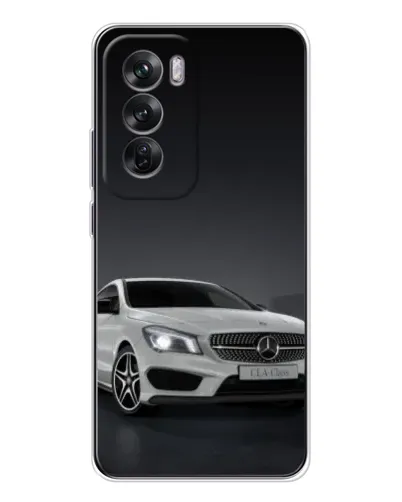 Чехол для OPPO Reno 12 с картинкой «Mercedes AMG GT Silver»