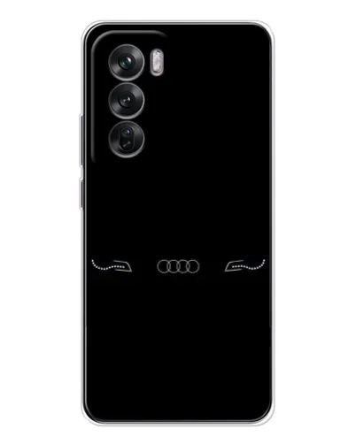 Чехол для OPPO Reno 12 с картинкой «Audi — световой подпись» Чехол для OPPO Reno 12 с картинкой «Audi — световой подпись»