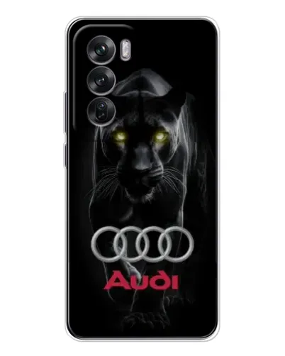 Чехол для OPPO Reno 12 с картинкой «Пантера и Audi» Чехол для OPPO Reno 12 с картинкой «Пантера и Audi»