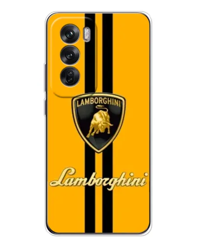 Чехол для OPPO Reno 12 с картинкой «Lamborghini Stripe желтый» Чехол для OPPO Reno 12 с картинкой «Lamborghini Stripe желтый»