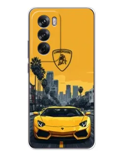 Чехол для OPPO Reno 12 с картинкой «Желтый Lamborghini город» Чехол для OPPO Reno 12 с картинкой «Желтый Lamborghini город»