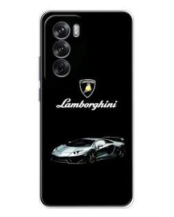 Чехол для OPPO Reno 12 с картинкой «Логотип Lamborghini классика» Чехол для OPPO Reno 12 с картинкой «Логотип Lamborghini классика»