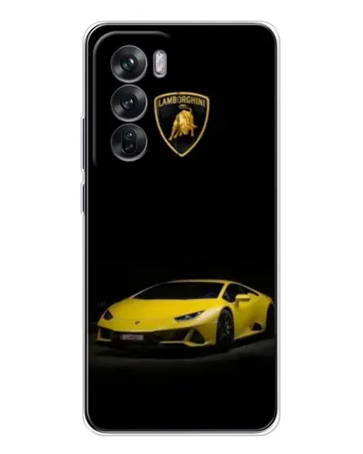 Чехол для OPPO Reno 12 с картинкой «Lamborghini желтый акцент» Чехол для OPPO Reno 12 с картинкой «Lamborghini желтый акцент»