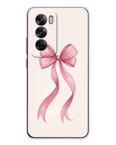 Чехол для OPPO Reno 12 с картинкой «Розовый бант»