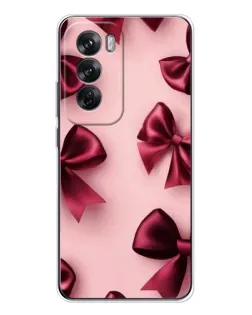 Чохол для OPPO Reno 12 з картинкою «Бордовий атлас»