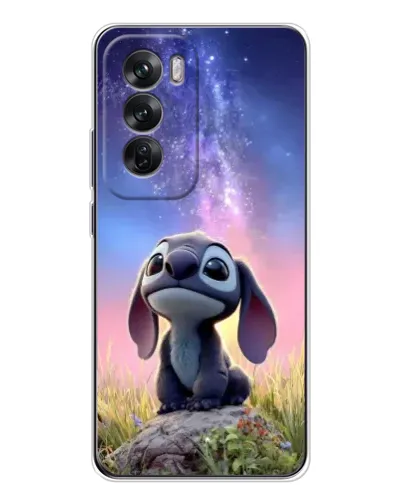 Чехол для OPPO Reno 12 с картинкой «Стич на рассвете» Чехол для OPPO Reno 12 с картинкой «Стич на рассвете»