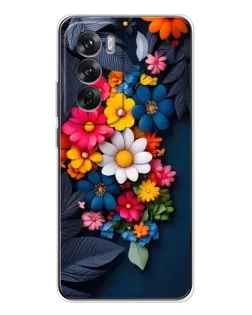 Чохол для OPPO Reno 12 з картинкою «Квіткова феєрія»
