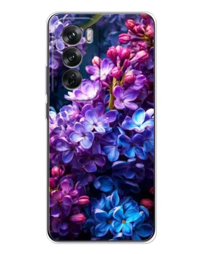 Чохол для OPPO Reno 12 з картинкою «Бузковий цвіт»