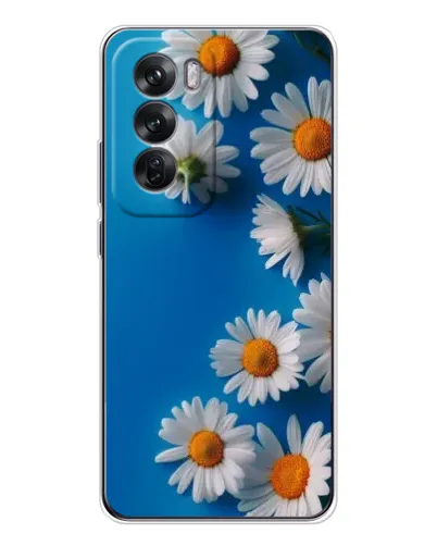 Чохол для OPPO Reno 12 з картинкою «Білосніжні маргаритки»