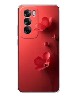 Чохол для OPPO Reno 12 з картинкою «Макові суцвіття»