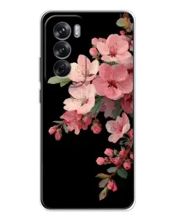 Чохол для OPPO Reno 12 з картинкою «Рожева гілка сакури»