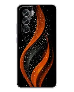 Чохол для OPPO Reno 12 з картинкою «Вогняна зоряна хвиля»