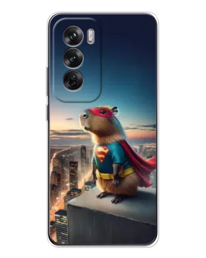 Чехол для OPPO Reno 12 с картинкой «Капи-мен супергерой» Чехол для OPPO Reno 12 с картинкой «Капи-мен супергерой»