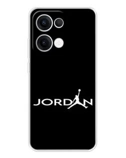 Чехол для OPPO Reno 13 5G с картинкой «Jordan White Logo» Чехол для OPPO Reno 13 5G с картинкой «Jordan White Logo»