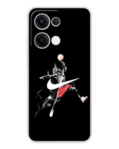 Чехол для OPPO Reno 13 5G с картинкой «Jordan Jumpman» Чехол для OPPO Reno 13 5G с картинкой «Jordan Jumpman»
