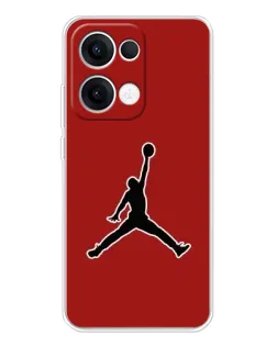 Чехол для OPPO Reno 13 5G с картинкой «Jordan Red Back» Чехол для OPPO Reno 13 5G с картинкой «Jordan Red Back»