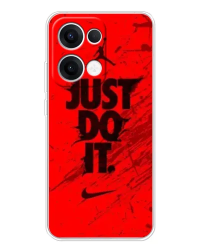 Чехол для OPPO Reno 13 5G с картинкой «Nike Just Do It» Чехол для OPPO Reno 13 5G с картинкой «Nike Just Do It»