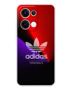 Чехол для OPPO Reno 13 5G с картинкой «Adidas Red Neon» Чехол для OPPO Reno 13 5G с картинкой «Adidas Red Neon»