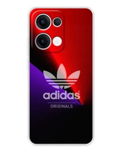 Чехол для OPPO Reno 13 5G с картинкой «Adidas Red Neon»