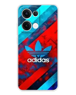 Чехол для OPPO Reno 13 5G с картинкой «Абстракция Adidas»