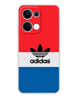Чехол для OPPO Reno 13 5G с картинкой «Ретро блоки Adidas»