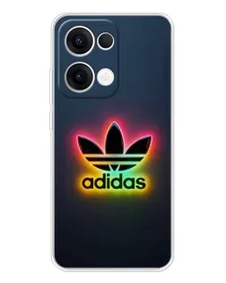 Чехол для OPPO Reno 13 5G с картинкой «Неоновый Adidas»
