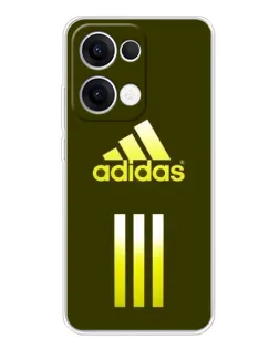 Чехол для OPPO Reno 13 5G с картинкой «Оливковый градиент Adidas»