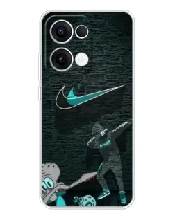 Чехол для OPPO Reno 13 5G с картинкой «Спортивный арт Nike» Чехол для OPPO Reno 13 5G с картинкой «Спортивный арт Nike»