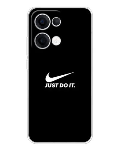 Чехол для OPPO Reno 13 5G с картинкой «Минимализм от Nike»