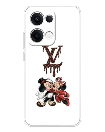Чехол для OPPO Reno 13 5G с картинкой «LV и Микки Маус» Чехол для OPPO Reno 13 5G с картинкой «LV и Микки Маус»