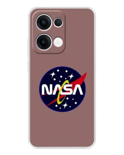 Чехол для OPPO Reno 13 5G с картинкой «NASA — ретро космос» Чехол для OPPO Reno 13 5G с картинкой «NASA — ретро космос»
