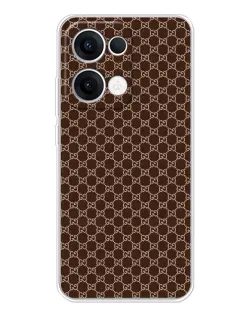 Чехол для OPPO Reno 13 5G с картинкой «Gucci — шоколадная сетка»