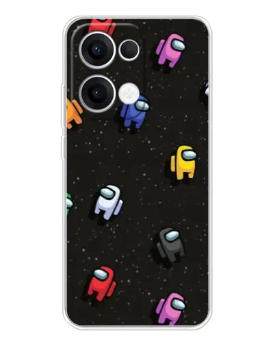 Чехол для OPPO Reno 13 5G с картинкой «Космический паттерн Among Us» Чехол для OPPO Reno 13 5G с картинкой «Космический паттерн Among Us»