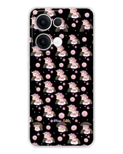 Чехол для OPPO Reno 13 5G с картинкой «Magic Unicorn паттерн» Чехол для OPPO Reno 13 5G с картинкой «Magic Unicorn паттерн»
