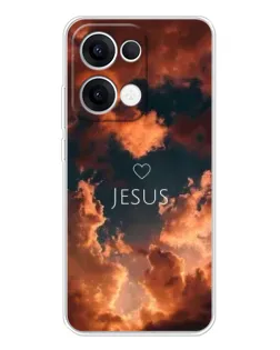 Чехол для OPPO Reno 13 5G с картинкой «Сияние Имени Jesus» Чехол для OPPO Reno 13 5G с картинкой «Сияние Имени Jesus»