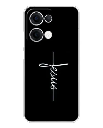Чехол для OPPO Reno 13 5G с картинкой «Тонкая линия веры»