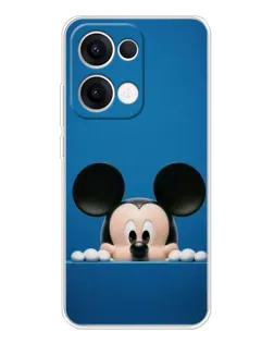 Чехол для OPPO Reno 13 5G с картинкой «Микки выглядывает»