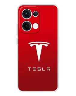 Чехол для OPPO Reno 13 5G с картинкой «Tesla Red Classic» Чехол для OPPO Reno 13 5G с картинкой «Tesla Red Classic»
