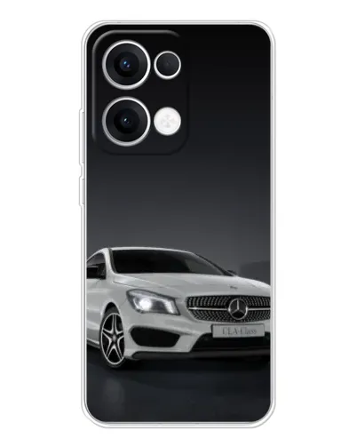Чехол для OPPO Reno 13 5G с картинкой «Mercedes AMG GT Silver»