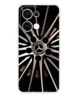 Чехол для OPPO Reno 13 5G с картинкой «Диск Mercedes»
