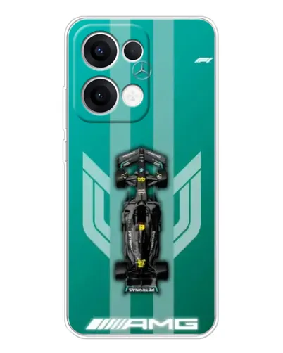 Чехол для OPPO Reno 13 5G с картинкой «Mercedes AMG Petronas»