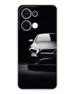 Чехол для OPPO Reno 13 5G с картинкой «Свет фар Mercedes»