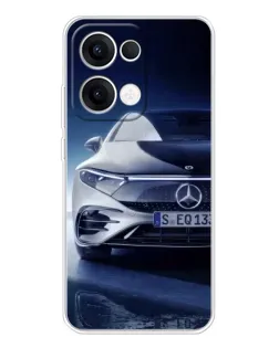 Чехол для OPPO Reno 13 5G с картинкой «Mercedes EQ — будущее»