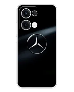 Чехол для OPPO Reno 13 5G с картинкой «Mercedes на металле» Чехол для OPPO Reno 13 5G с картинкой «Mercedes на металле»