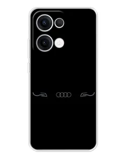 Чехол для OPPO Reno 13 5G с картинкой «Audi — световой подпись» Чехол для OPPO Reno 13 5G с картинкой «Audi — световой подпись»