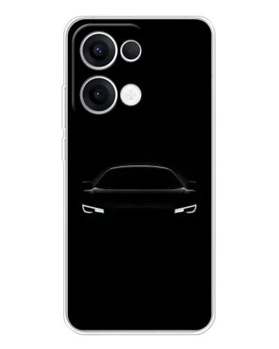 Чехол для OPPO Reno 13 5G с картинкой «Взгляд Audi в темноте»