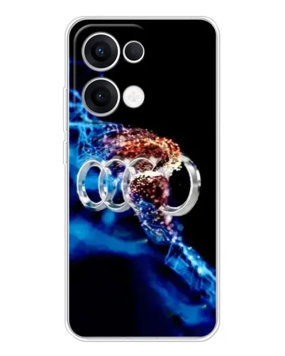 Чехол для OPPO Reno 13 5G с картинкой «Энергия лого Audi»