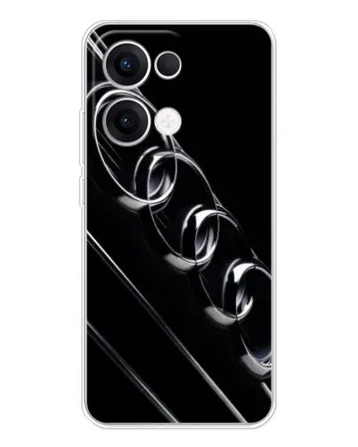 Чехол для OPPO Reno 13 5G с картинкой «Audi — абстрактные кольца»